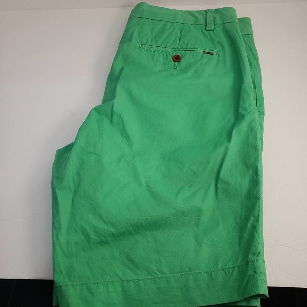 Polo Ralph Lauren Mens Shorts 32 Classic Fit lime green - Picture 4 of 4